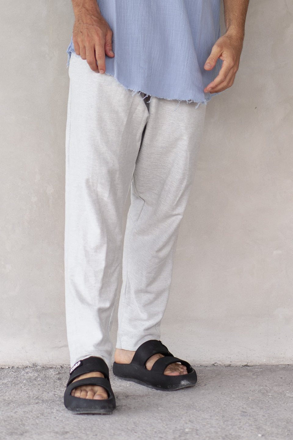 HEAVY COTTON DROP CROTCH PANTS