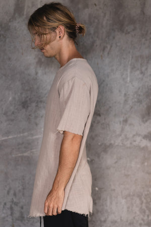 LONG TEE BEIGE