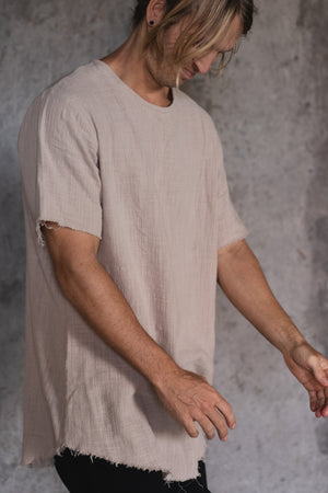 LONG TEE BEIGE