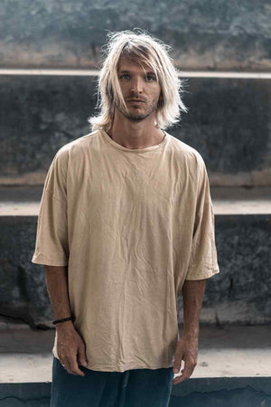 OVERSIZED STONE WASHED TEE