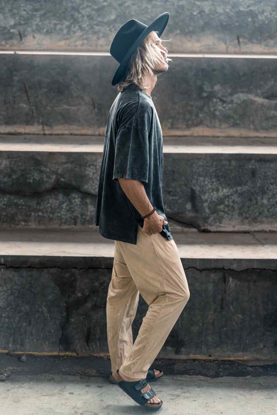 OVERSIZED STONE WASHED TEE