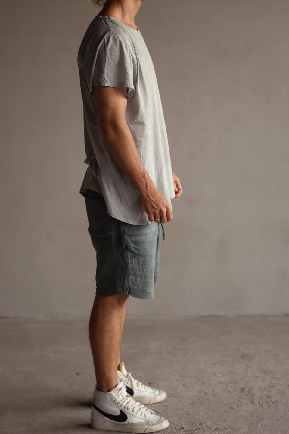 HAND DYED BLUE ULTRA LITE TWIST TEE