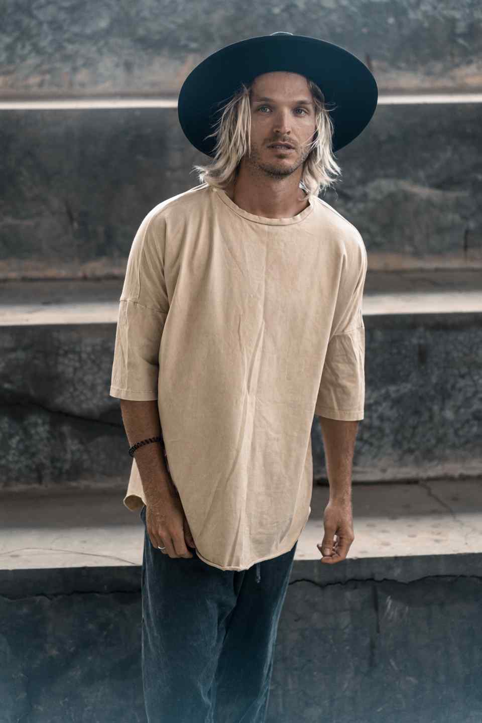 HEAVY COTTON 3 QUARTER TEE