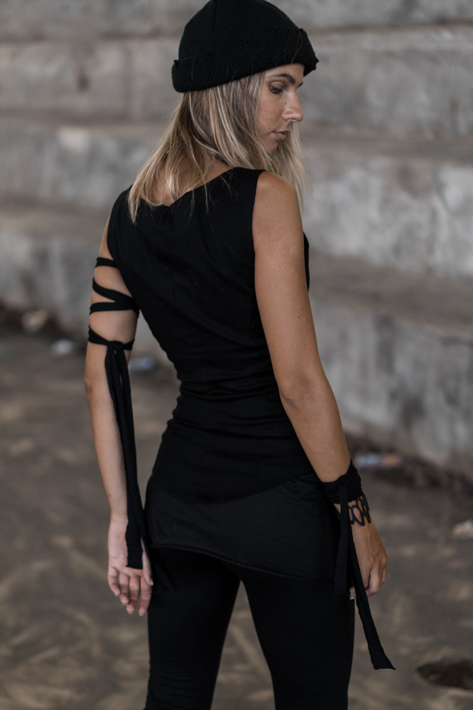 BLACK CORSET TOP