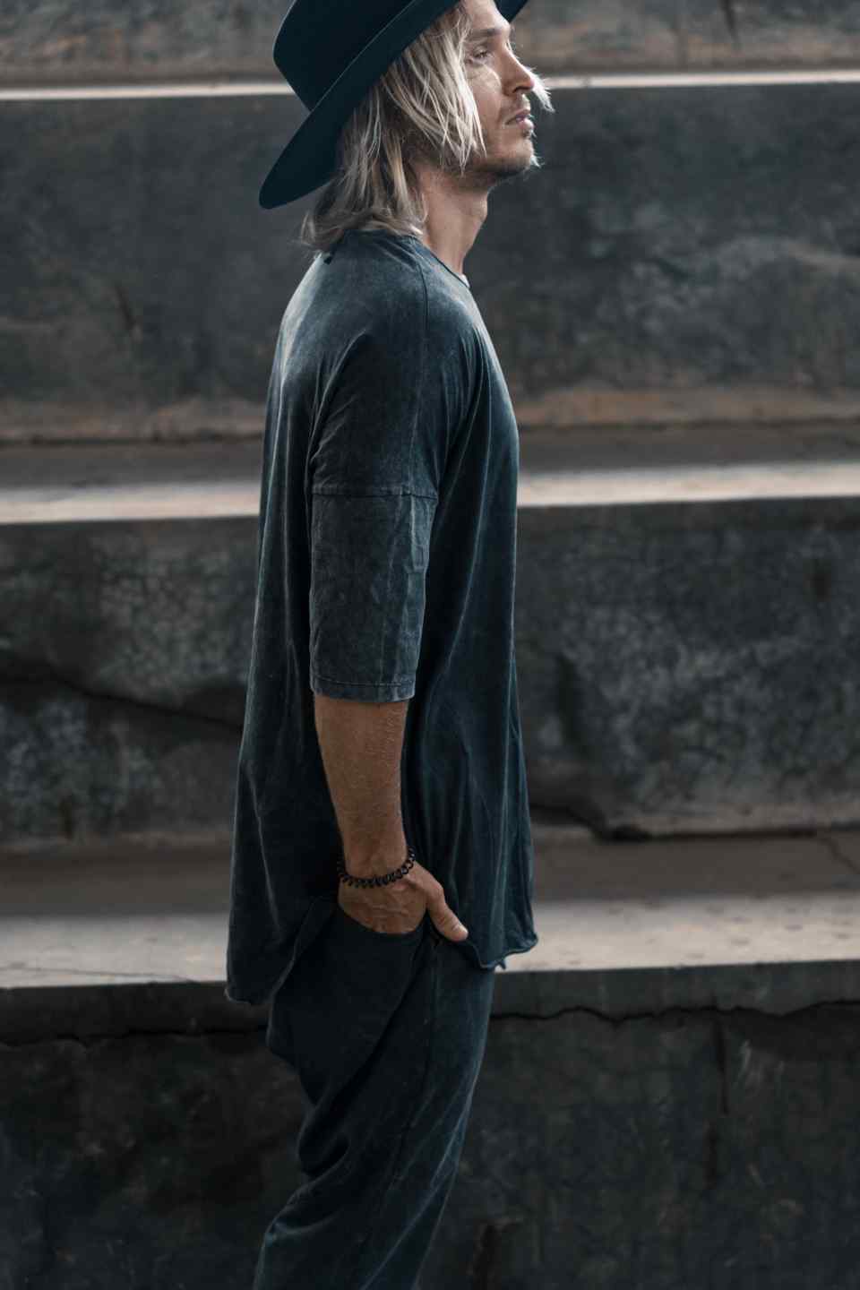 HEAVY COTTON 3 QUARTER TEE